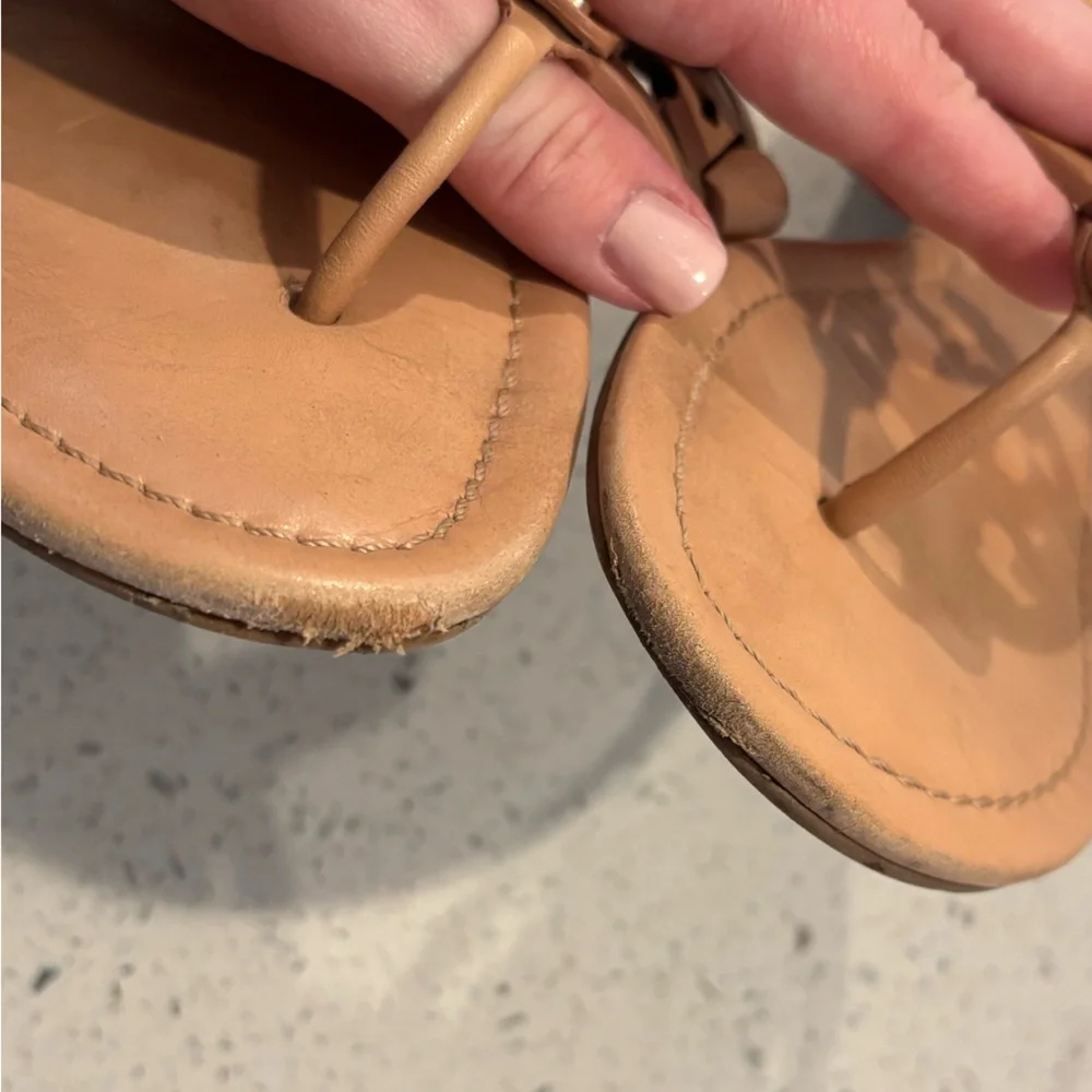 Tory Burch Miller Sandals Color Makeup, Sz 10